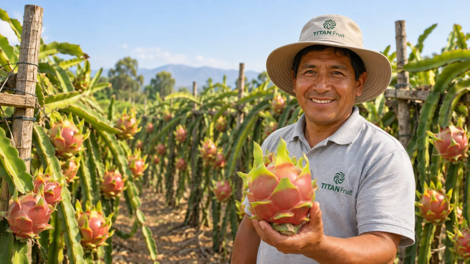 Titan Fruit grower in the field